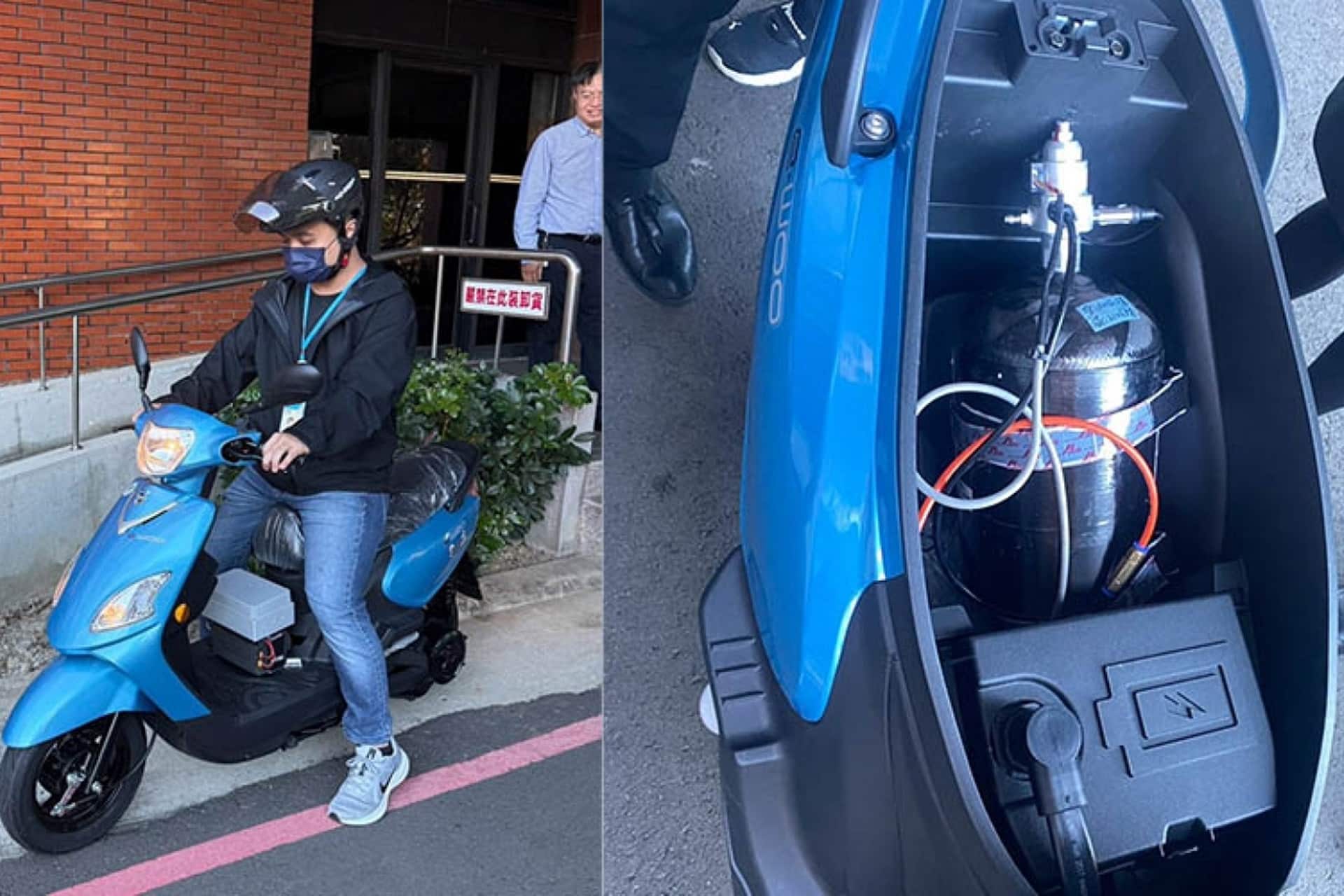 SYM completa la primera fase de pruebas con un scooter propulsado por pila de hidrógeno