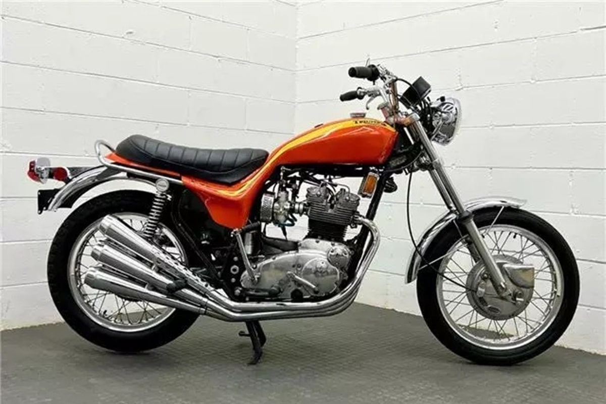 Vendido un ejemplar de la exclusiva X75 Hurricane fabricada por Triumph en 1973