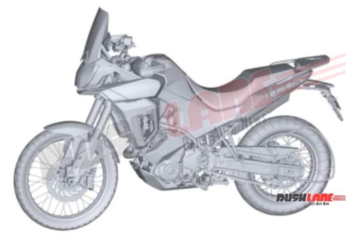 Hero Xpulse 421: Se filtran las primeras imágenes del modelo tras el registro de patentes