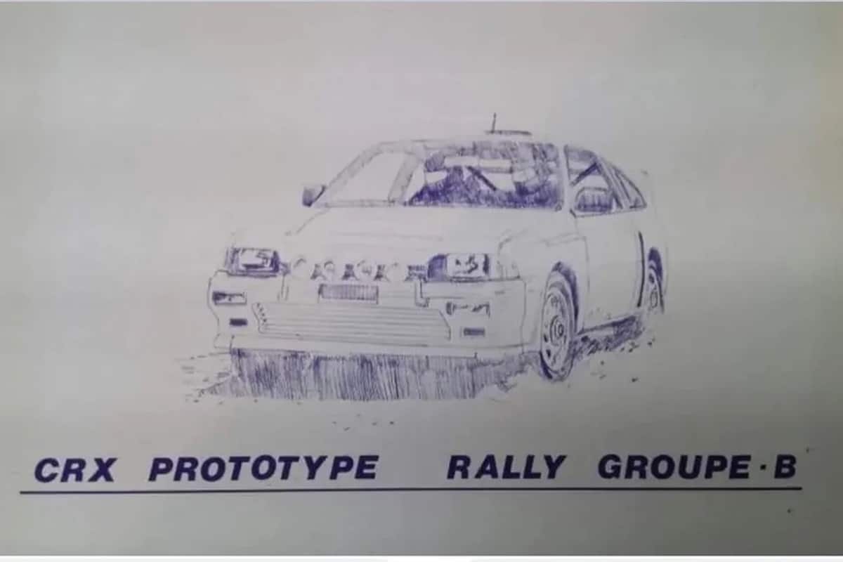 Honda Civic CRX Rally Concept: El Grupo B con cuatro motores VF1100 que podía haber sido y no fue...