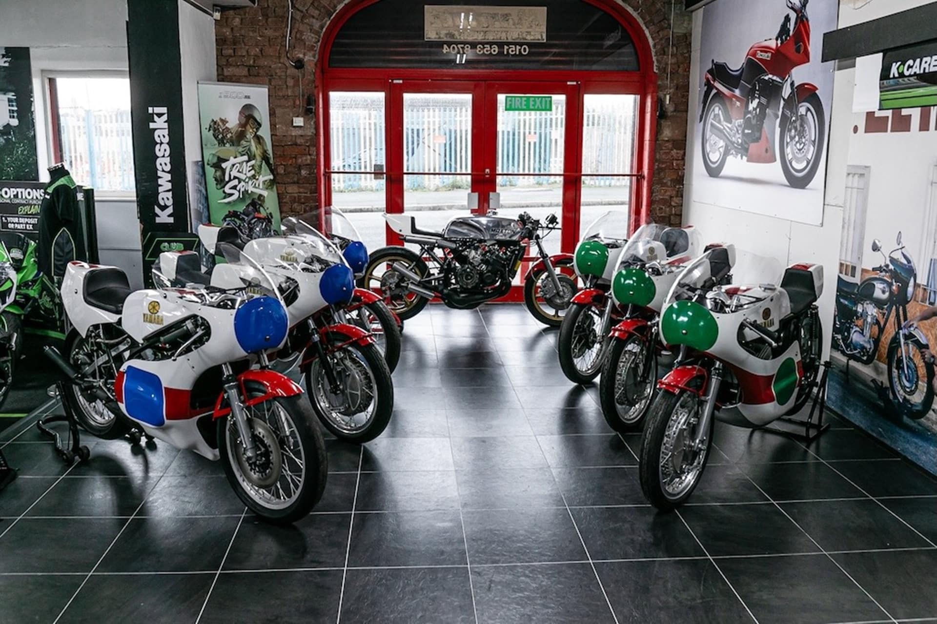 A subasta la mayor colección de motos de competición Yamaha del Reino Unido