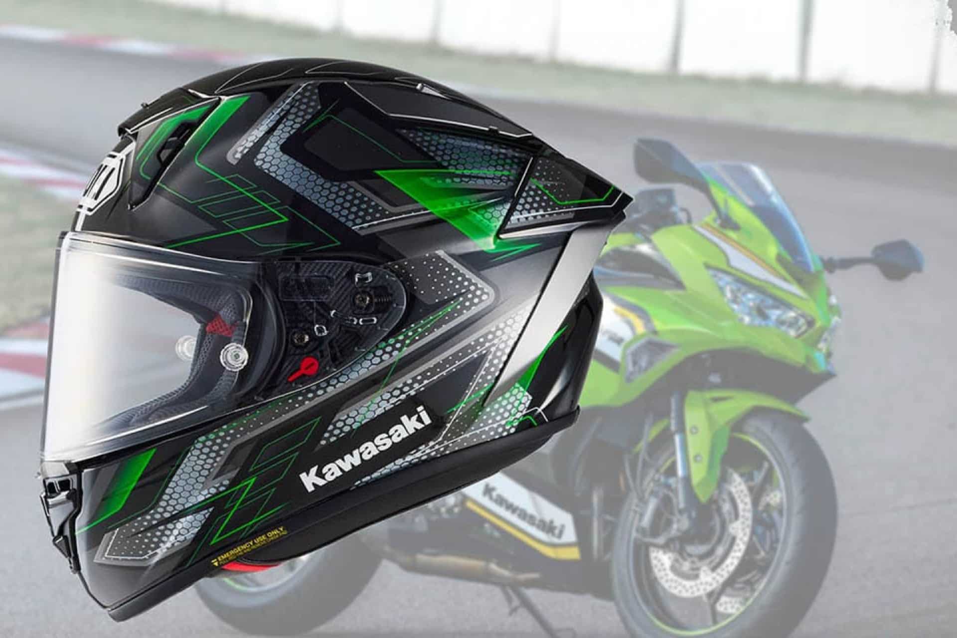 Shoei X-Fifteen Escalate Kawasaki