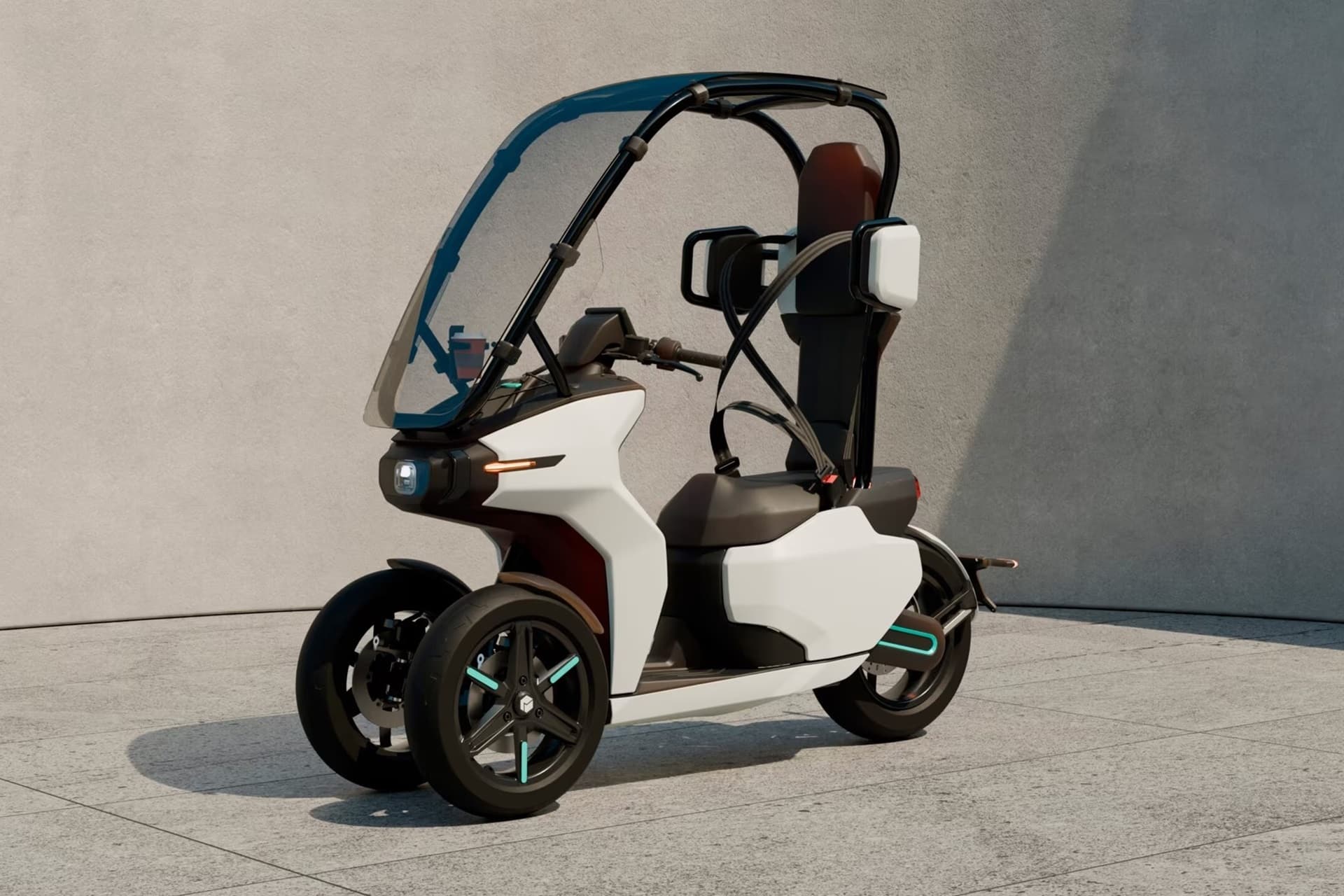 Project Urban 3W Cell: El triciclo eléctrico que podrás pilotar sin carnet de moto