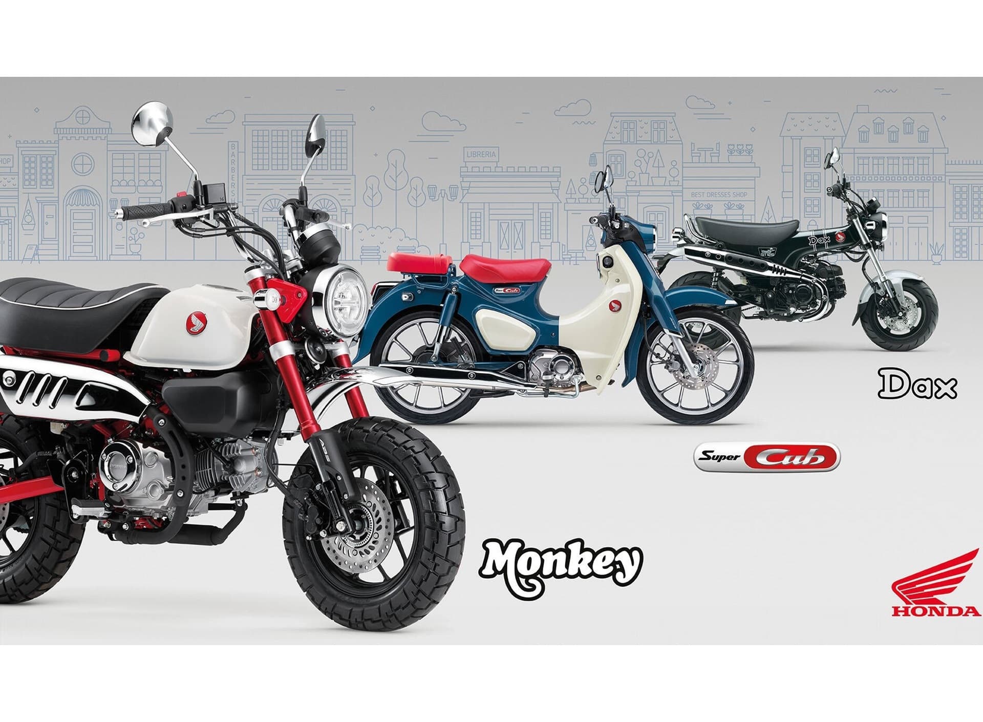 Las legendarias Dax, Monkey y Super Cub C125 se actualizan en este 2025