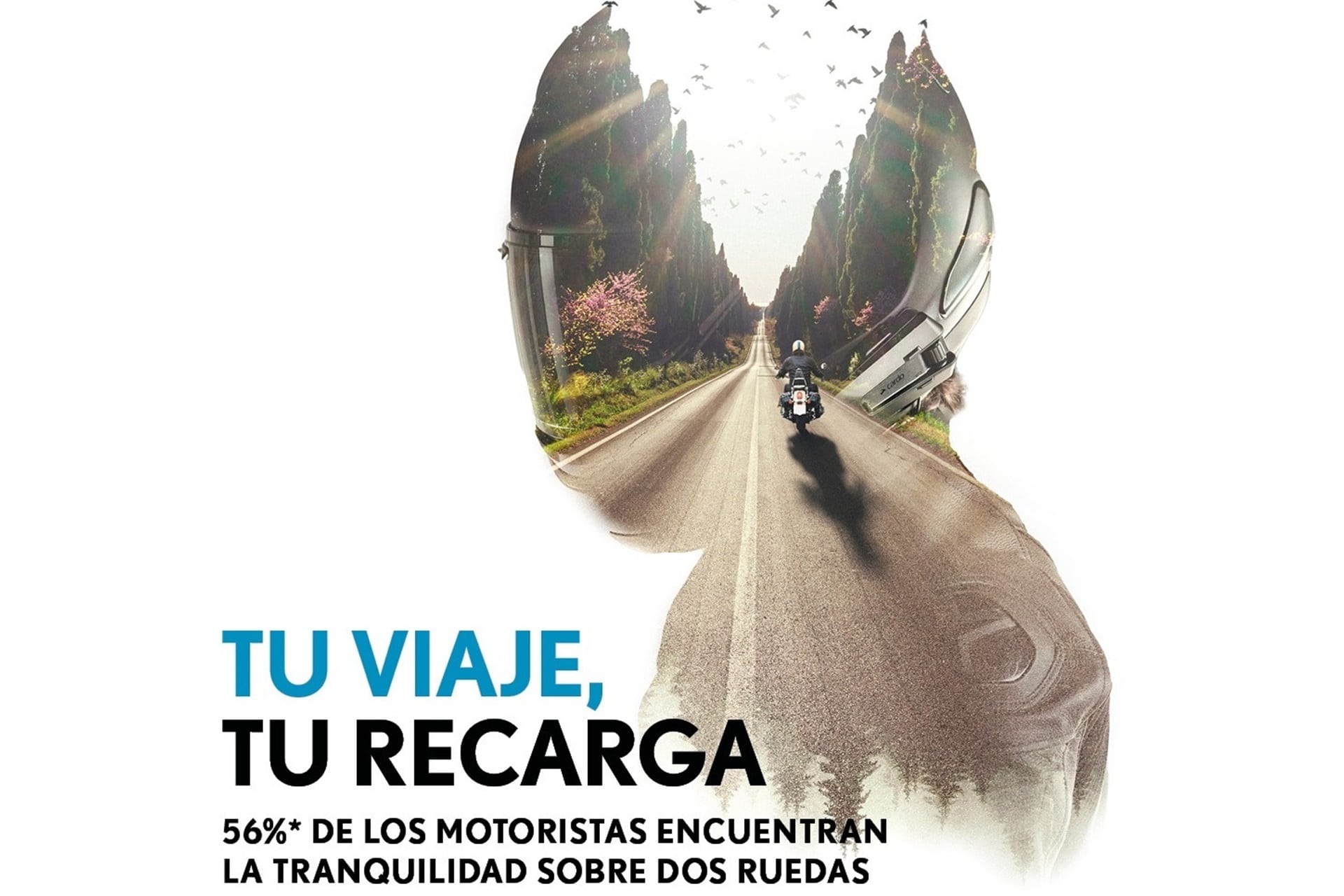 "Tu viaje. Tu recarga": La nueva campaña de Cardo centrada en la felicidad de los motoristas