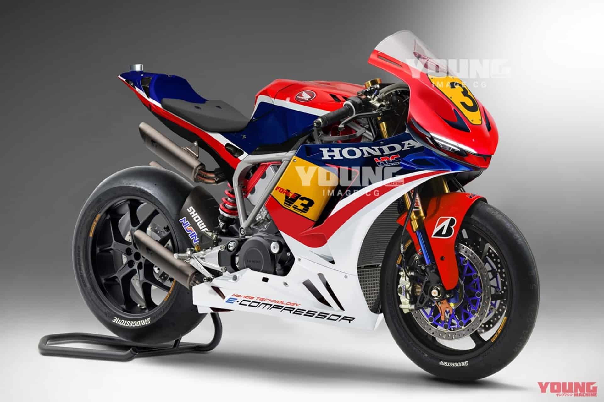 El primer prototipo de Honda con el novedoso motor V3 realiza sus primeros test de prueba