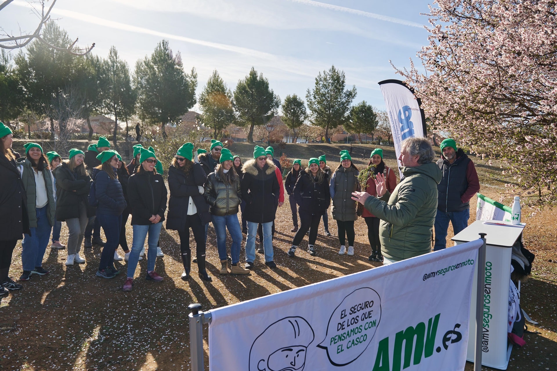 AMV y la RFME unidas en un proyecto de reforestación en la Comunidad de Madrid