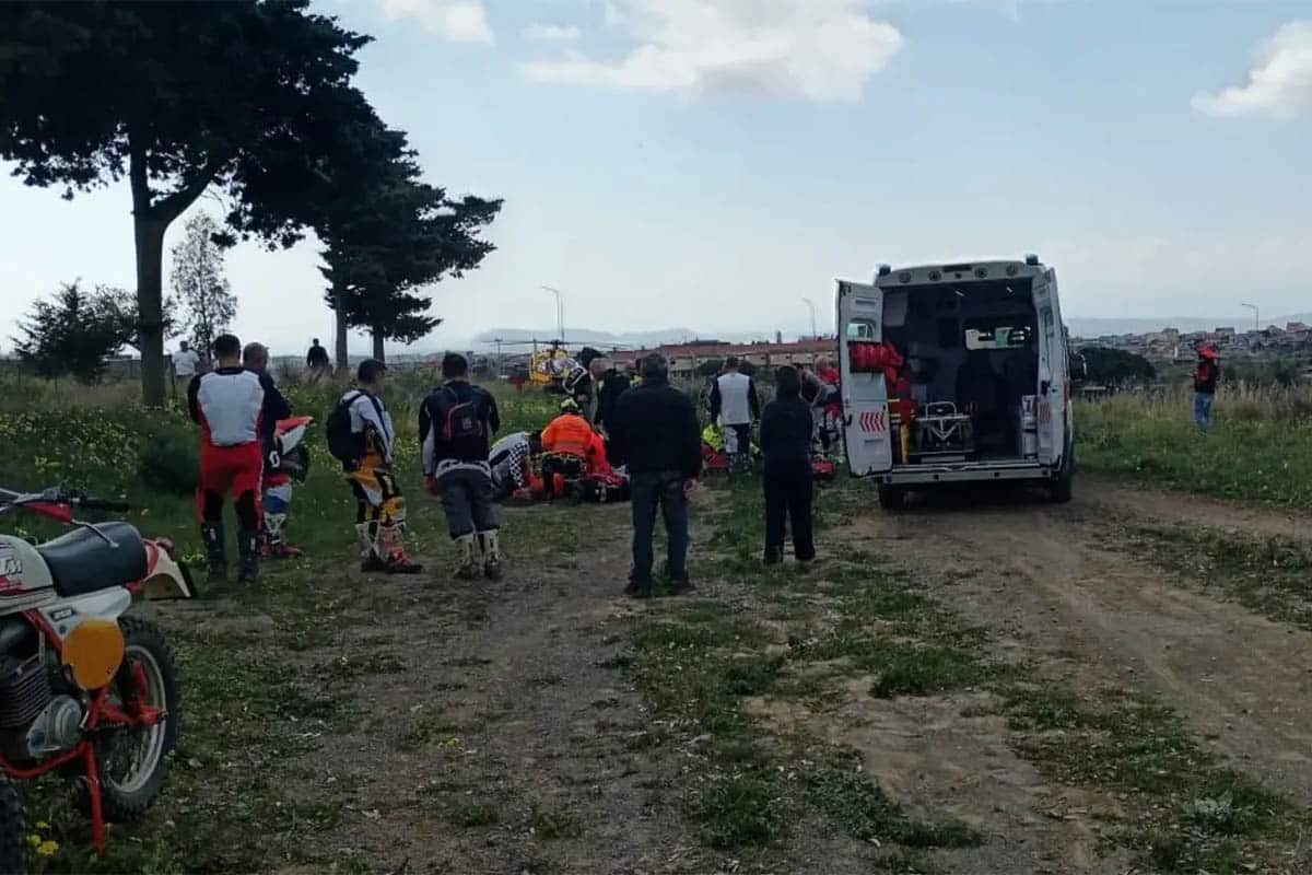 Giovanni Sala sufre un grave accidente por un choque frontal mientras entrenaba en un circuito