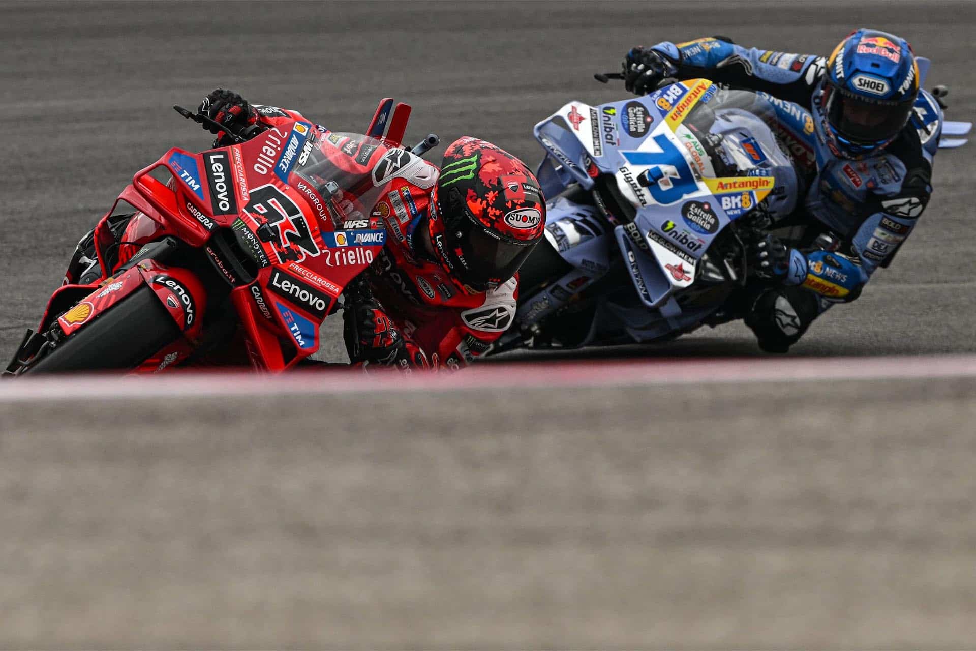 GP de las Américas 2025: Marc falla, Pecco gana y Álex se pone líder