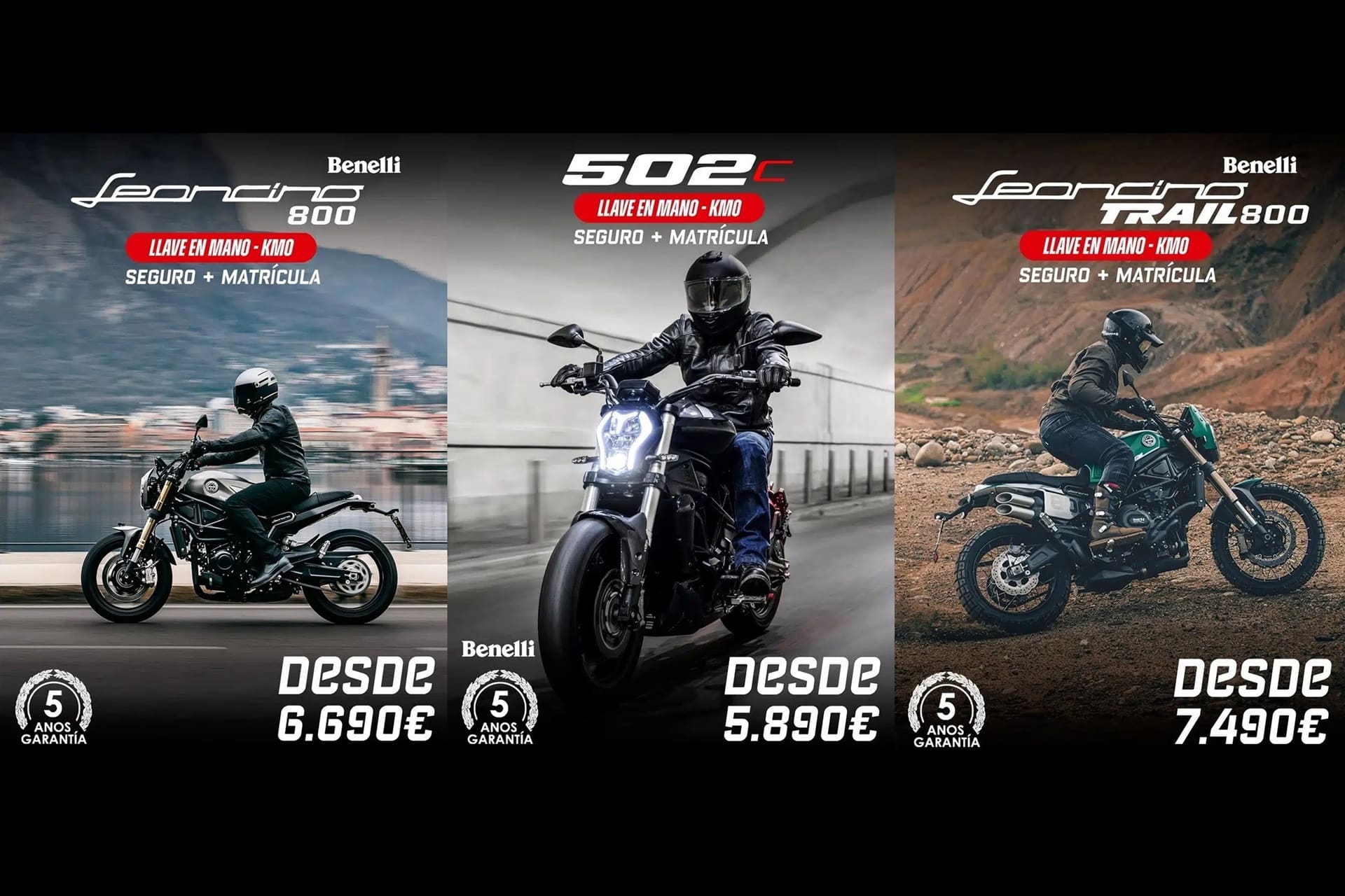 res motos con alma italiana, más baratas que nunca y con seguro: desde menos de 7.000 €, todo incluido