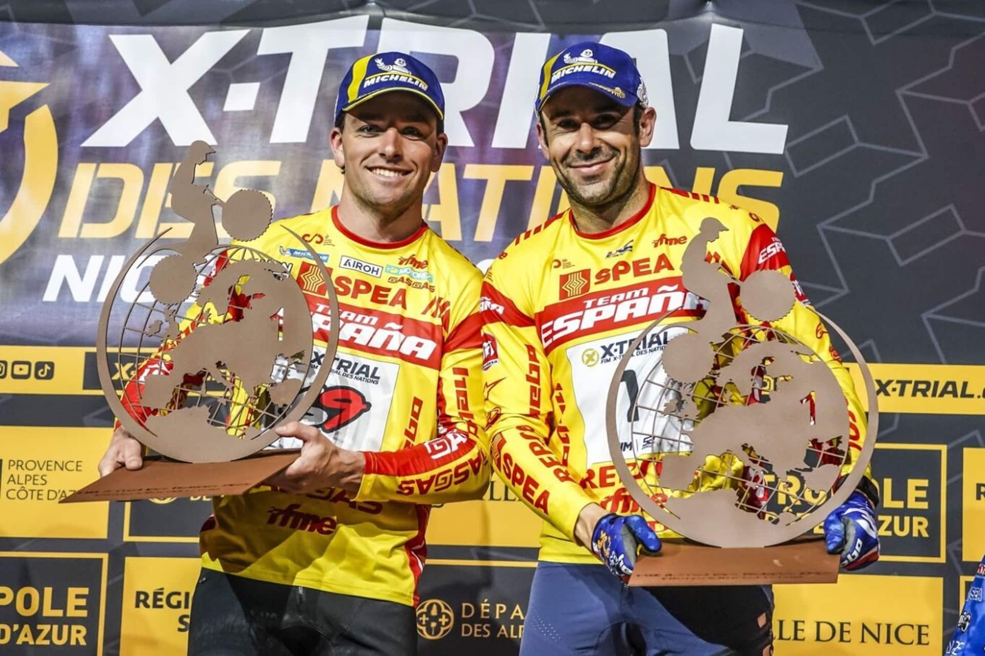 Toni Bou y Jaime Bustos se proclaman vencedores en el X-Trial de las Naciones 2025