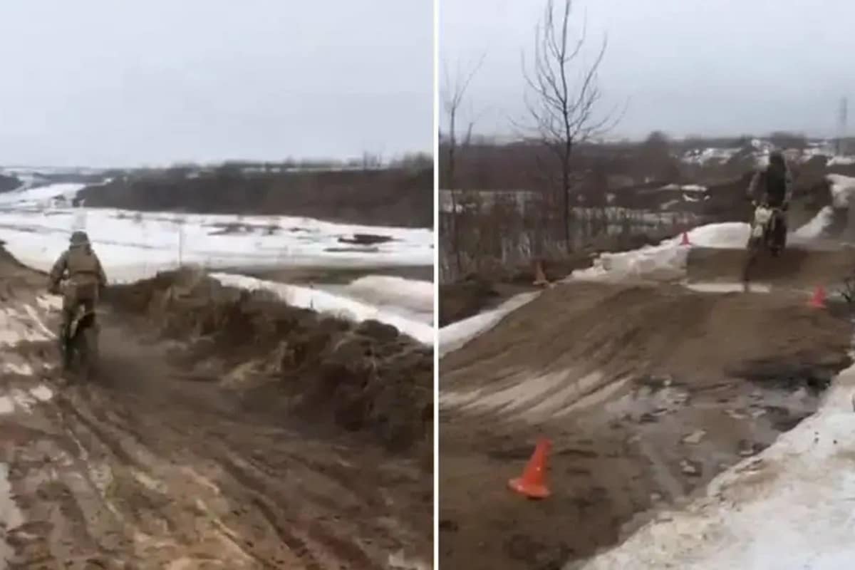 El ejército ruso opta por usar motos Offroad en algunos de sus asaltos