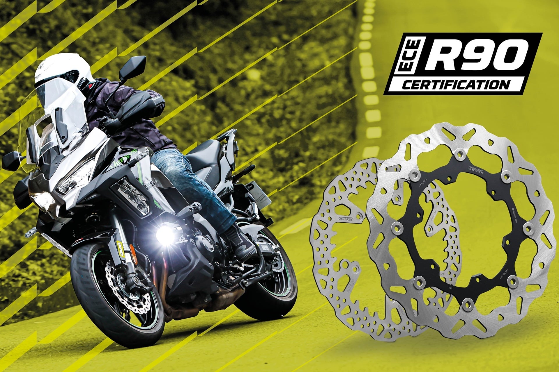 Galfer completa con éxito la homologación ECE R90