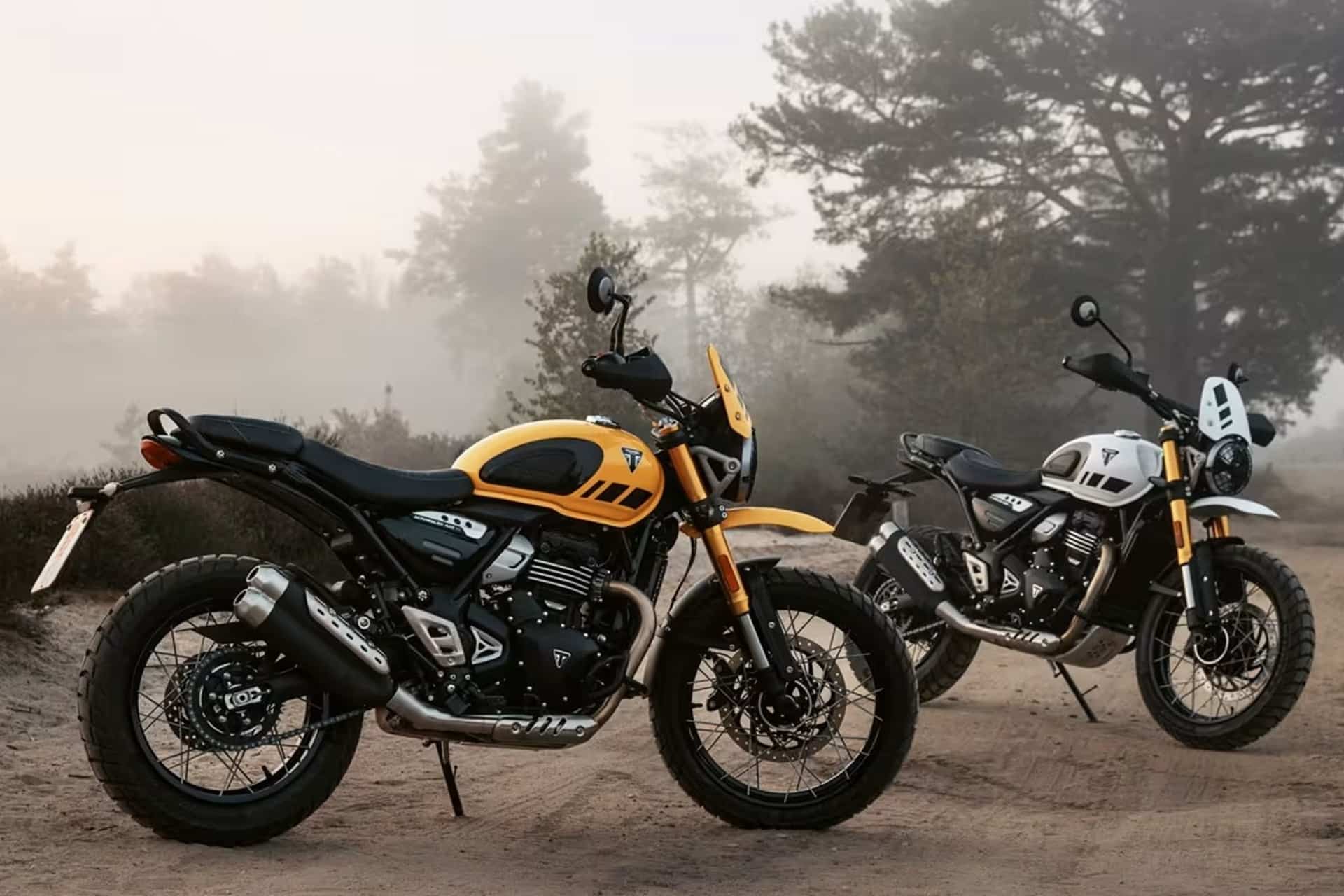 La Triumph Scrambler 400 XC, hace su debut en el mercado indio