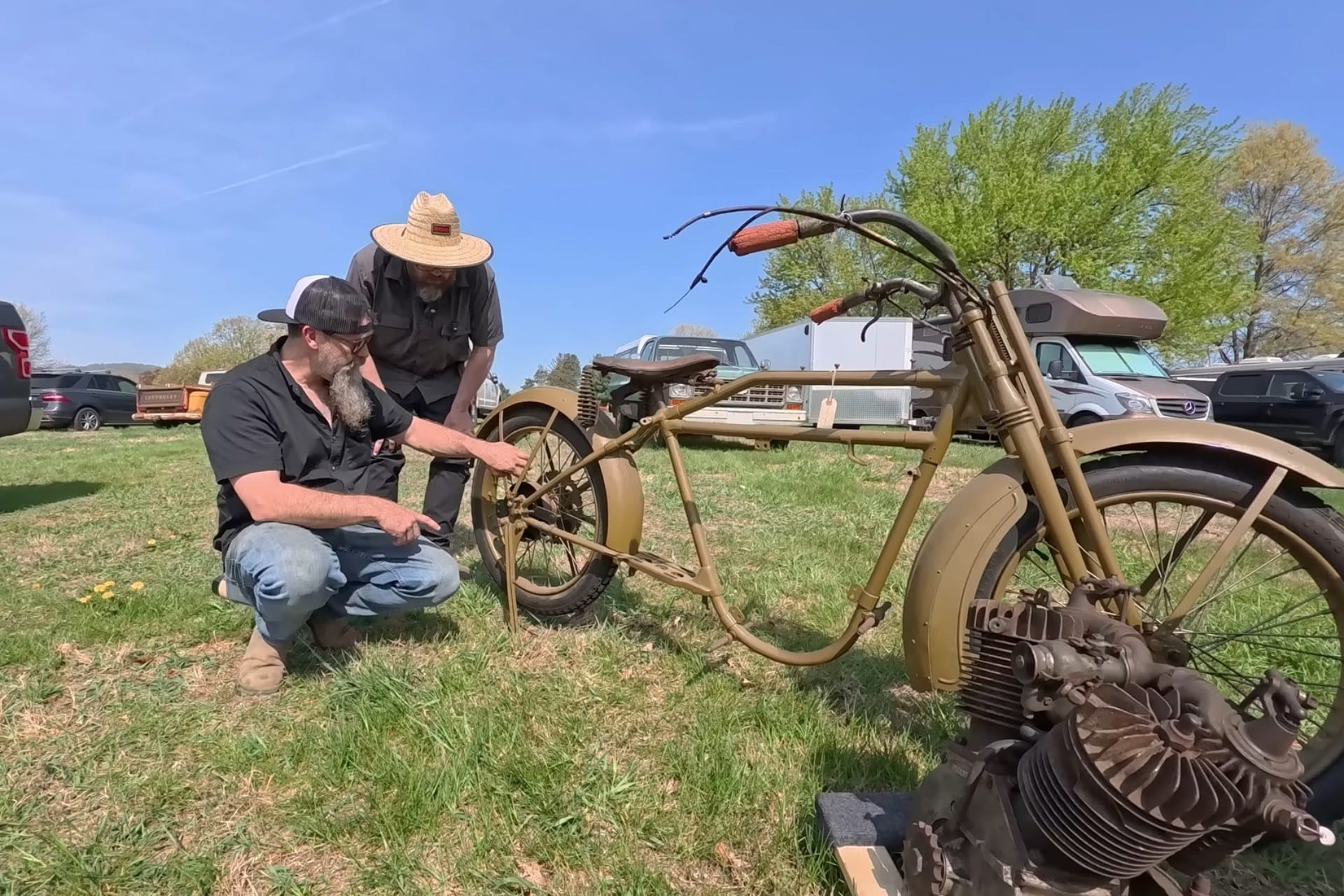 1919年的Harley-Davidson Model J