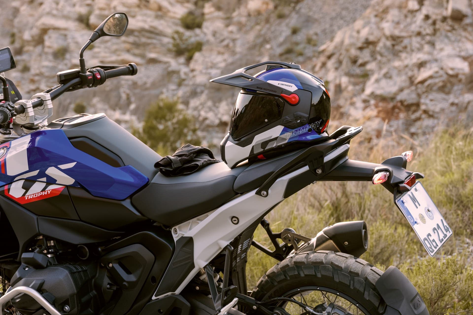 BMW GS Rallye碳和ConnectedRide com P1 GS