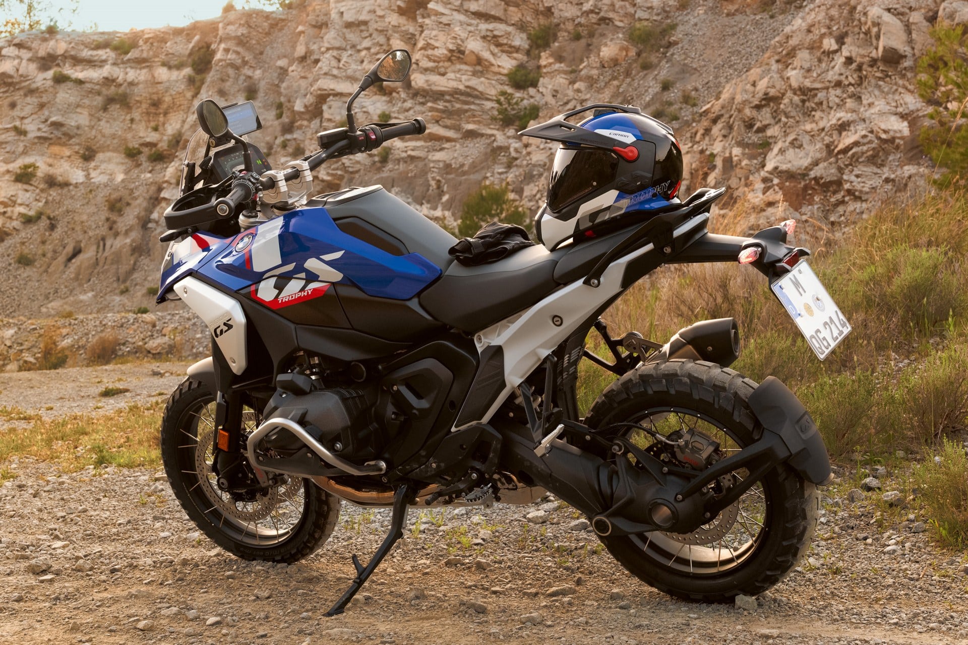 BMW GS Rallye碳和ConnectedRide com P1 GS