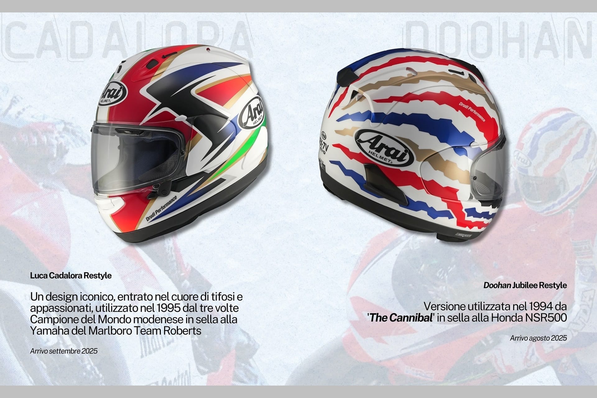 Arai Legend Series Limited Edition: El casco definitivo para los amantes a las réplicas de competición