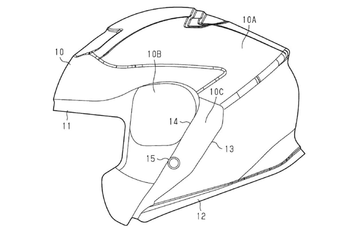Shoei试图在其最后的专利中创建最终的模块头盔