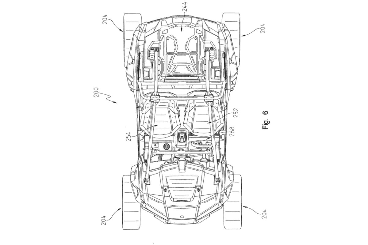 Polaris专利从方向盘本身的可调节阻尼系统