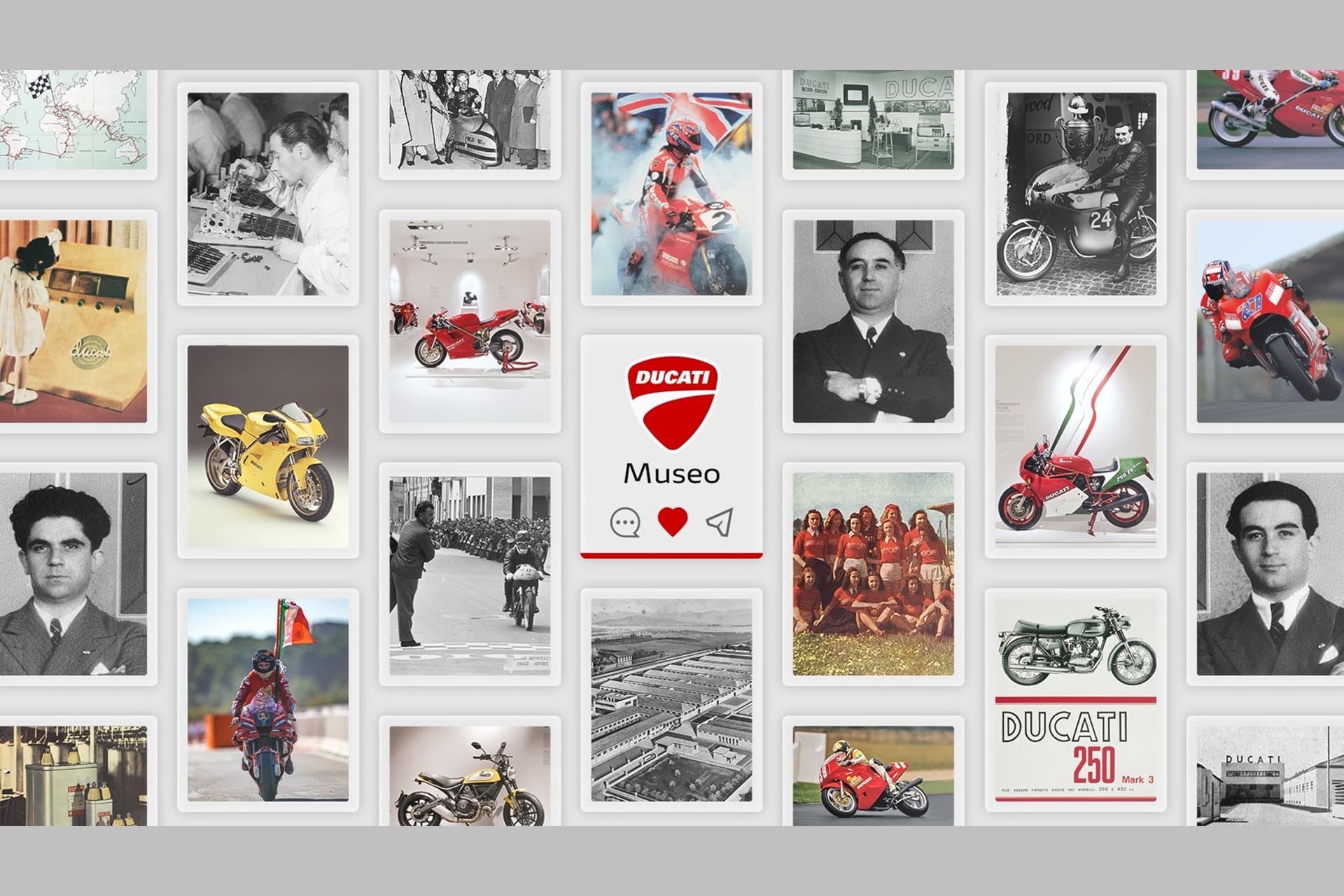 Ducati lanza el perfil oficial del Museo Ducati (@museoducati) dedicado a la historia de la marca