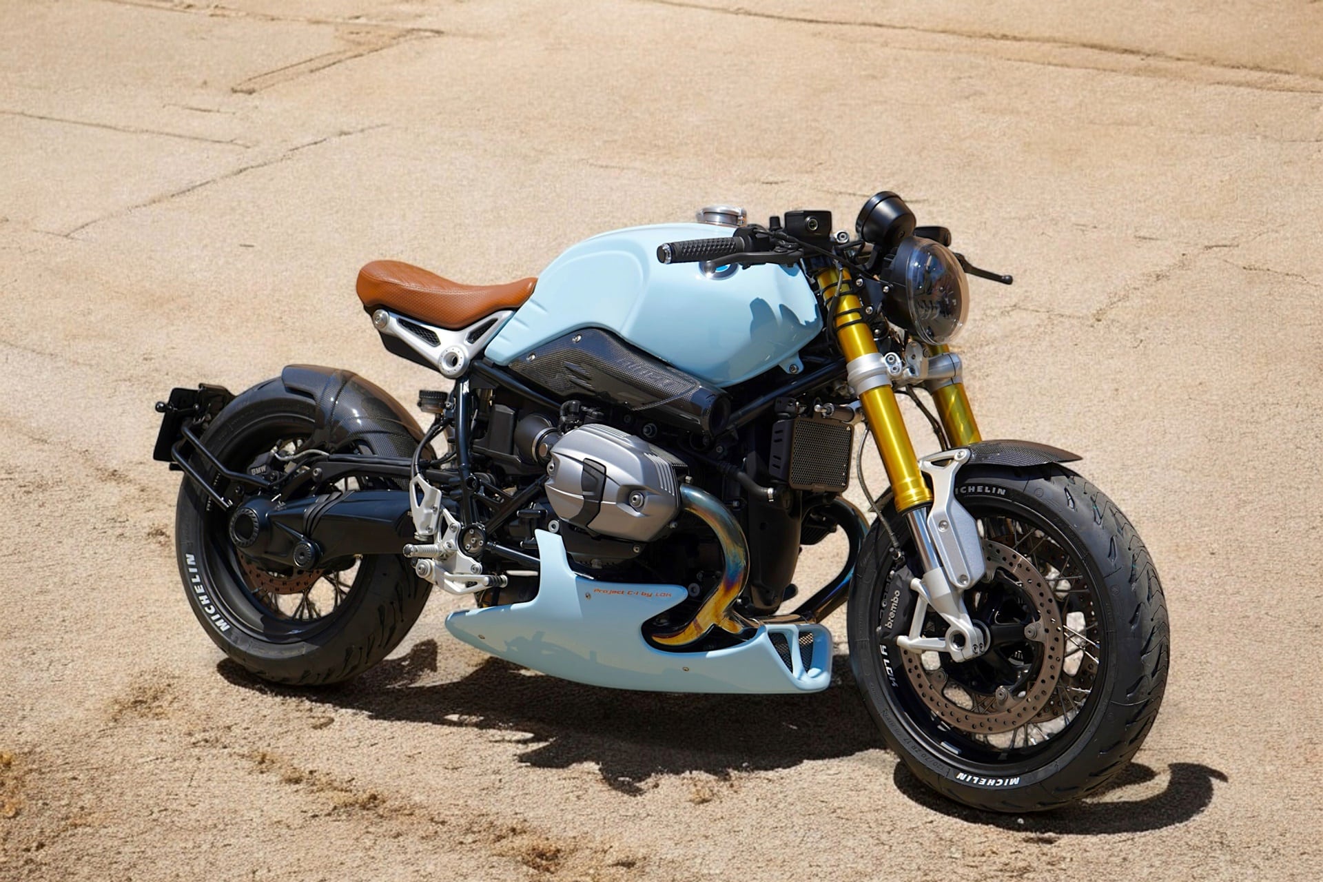 BMW R nine T Gulf by LDK: Un tributo sobre 2 ruedas al automovilismo clásico