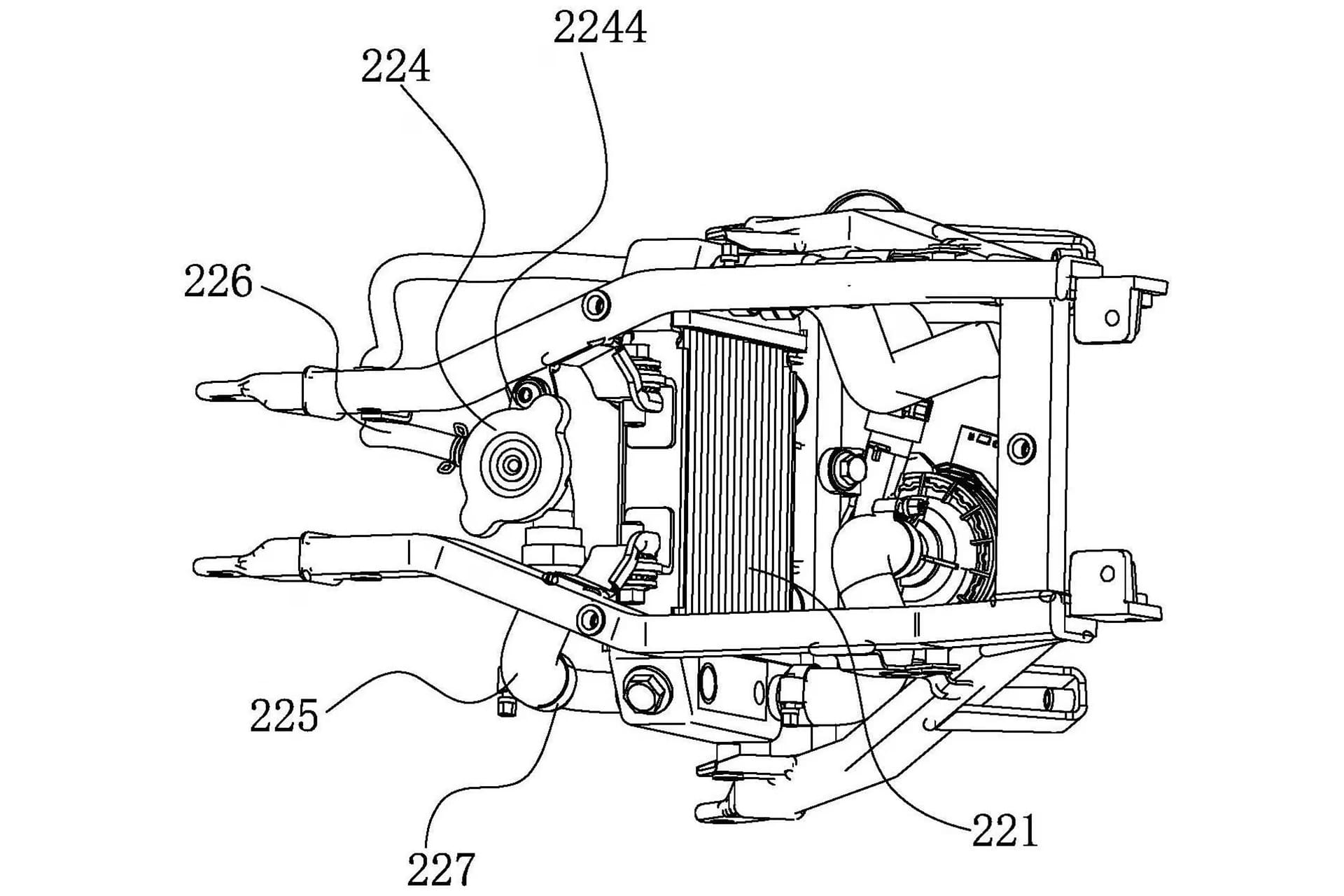 CFMOTO CF-X概念的设计专利最后一个EICMA 2024被过滤
