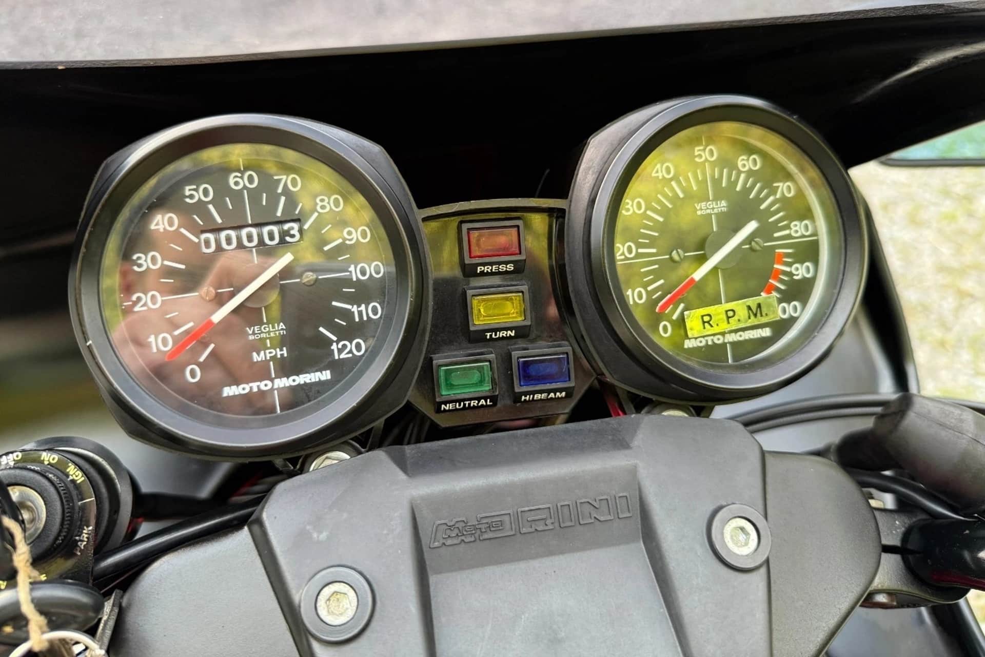 出售1986年的Morini K2 350摩托车全新