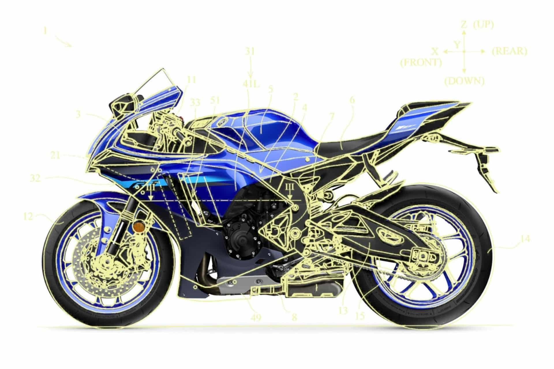 Yamaha R1专利