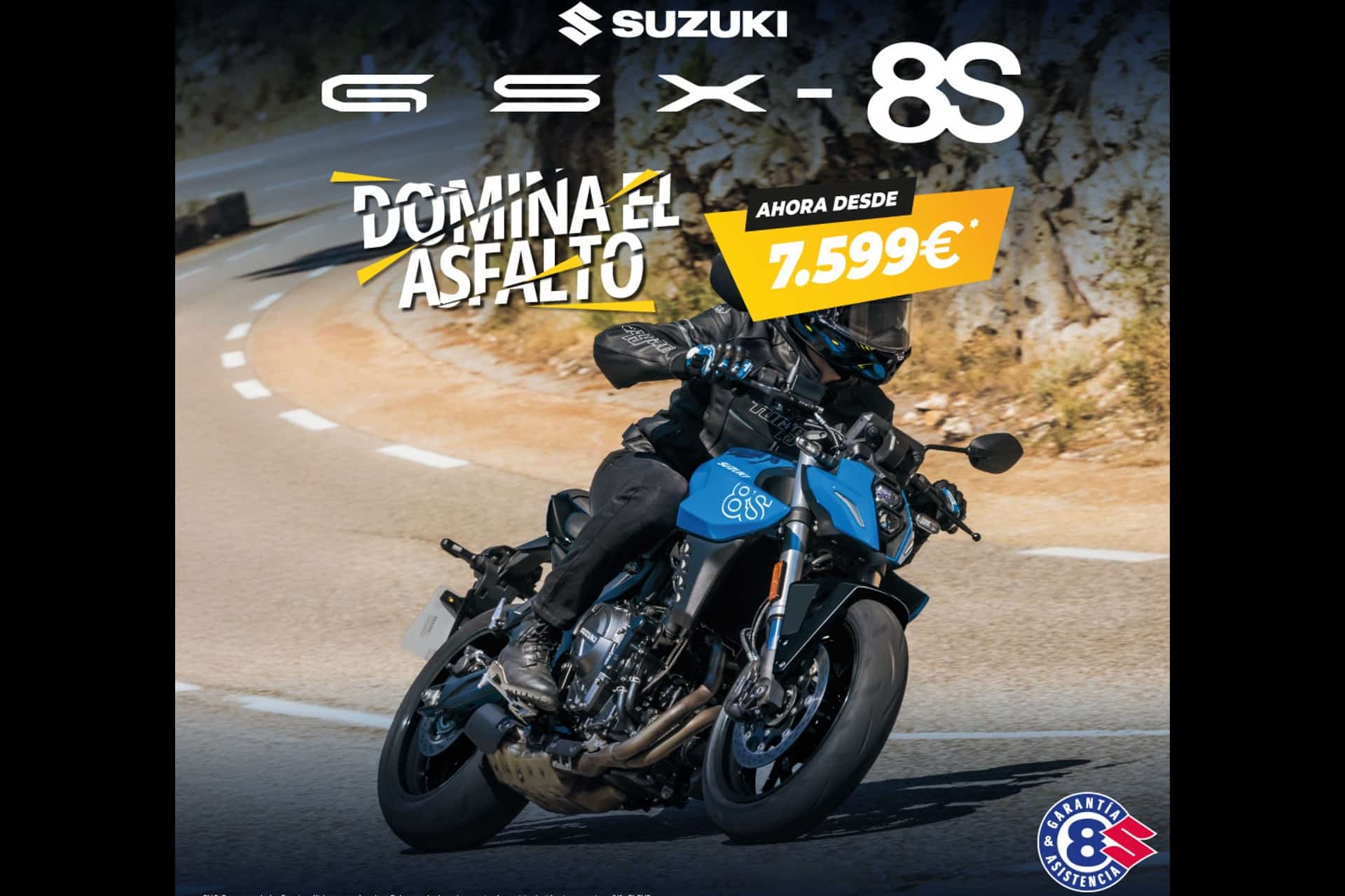 Suzuki lanza una campaña especial sobre el precio de su GSX-8S para unidades en stock