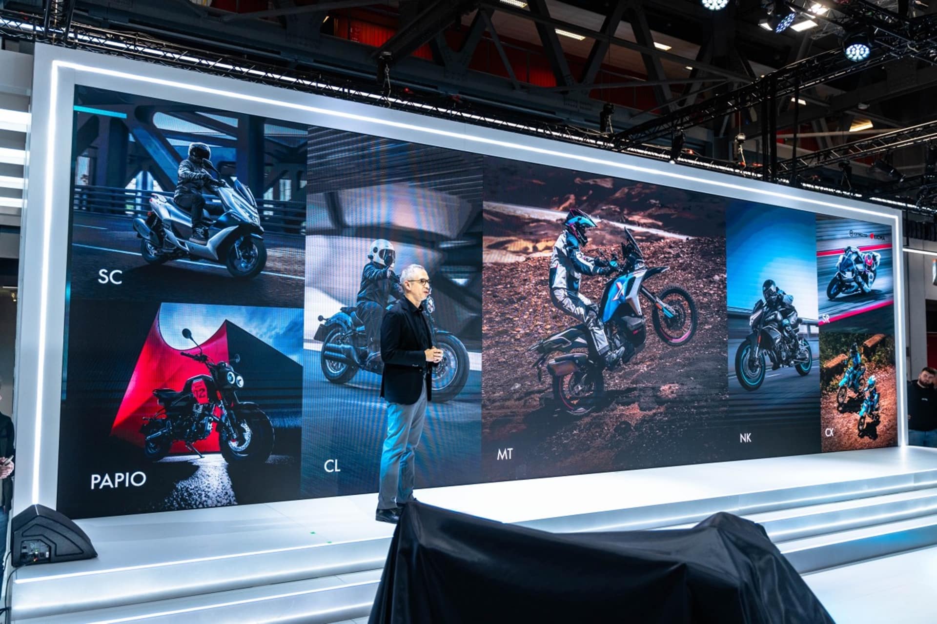CFMoto在EICMA 2025上展示了多种车型