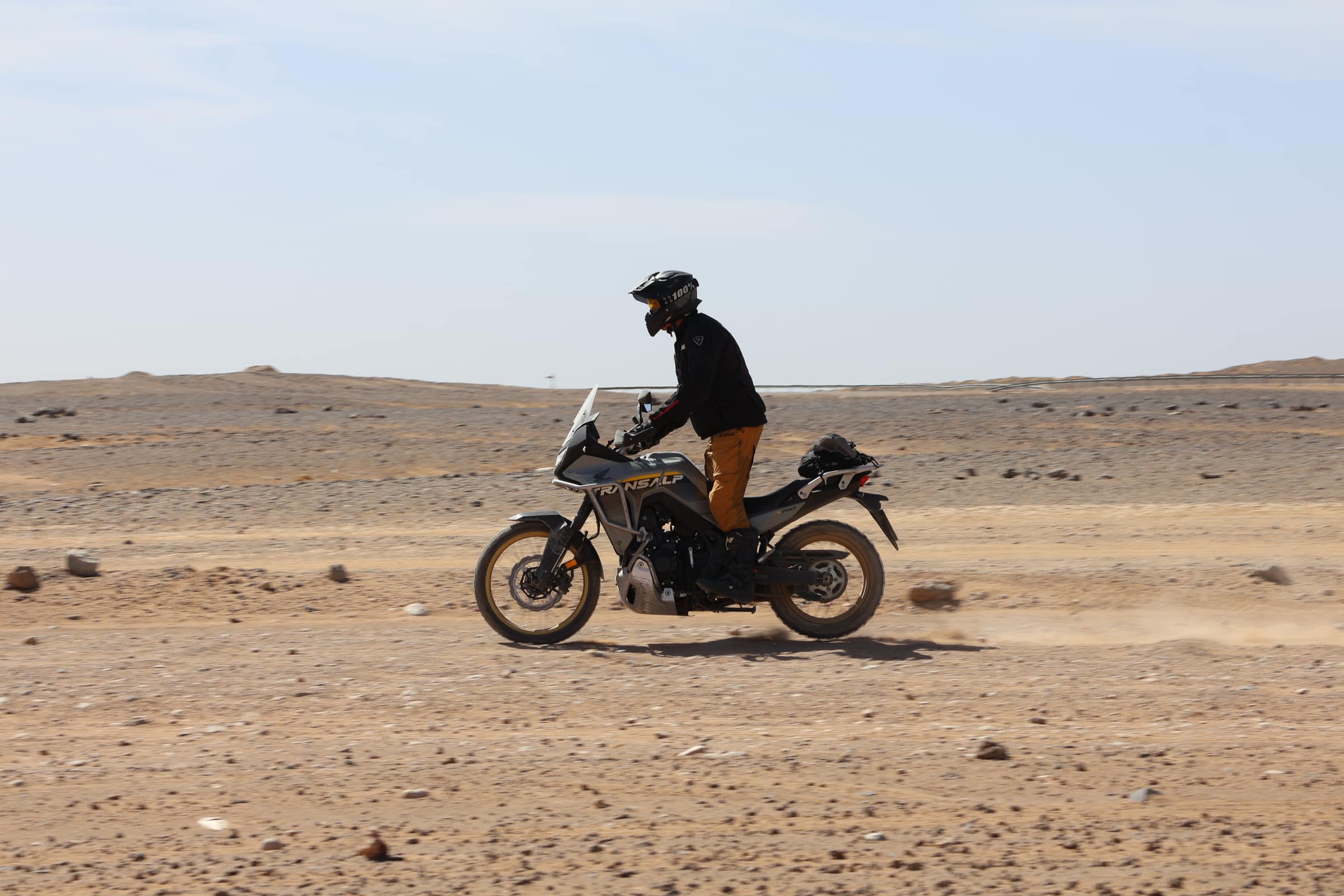 本田 Transalp 在摩洛哥进行测试