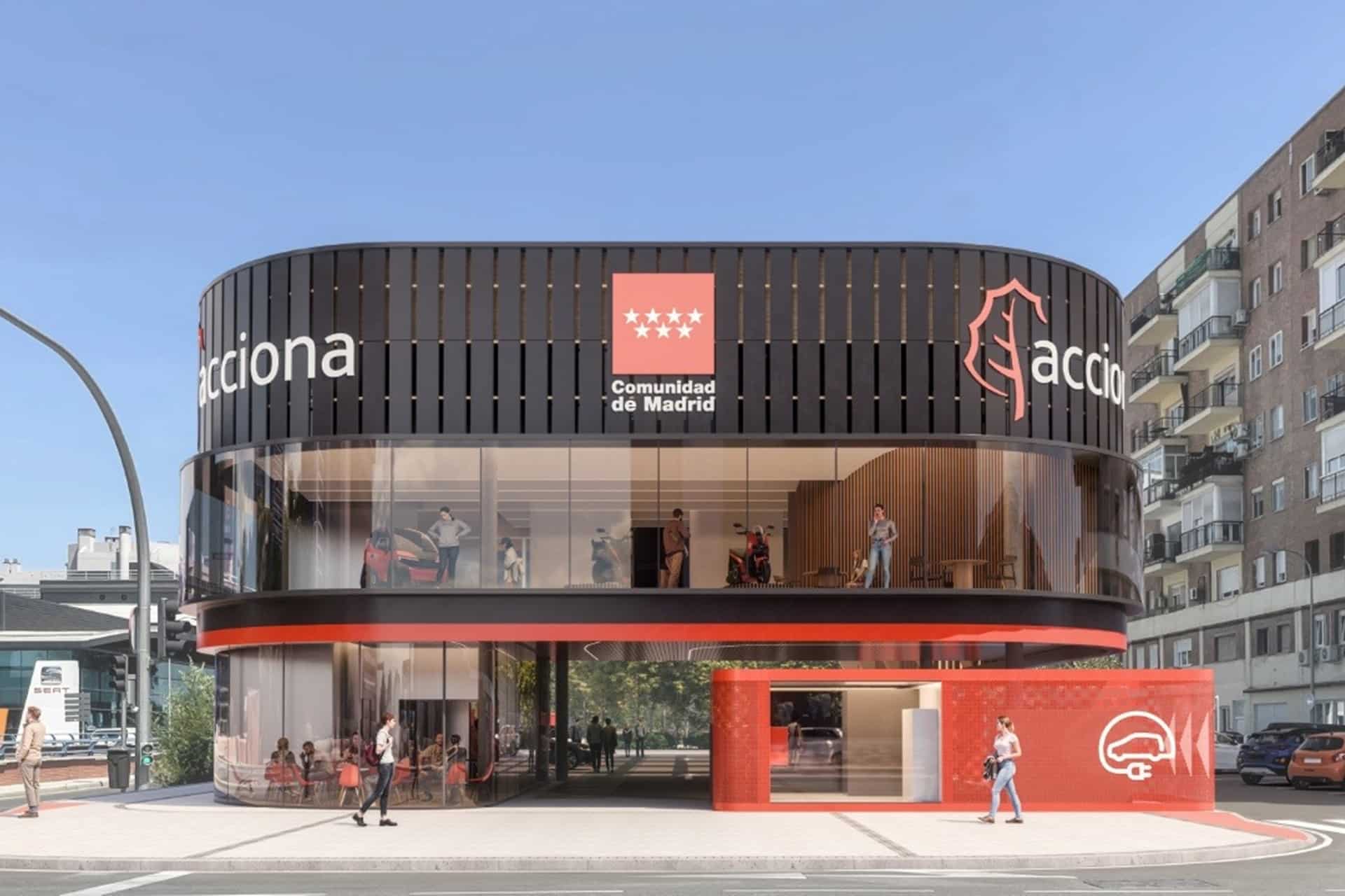 Acciona anuncia la construcción de la de la mayor electrolinera de la M-30