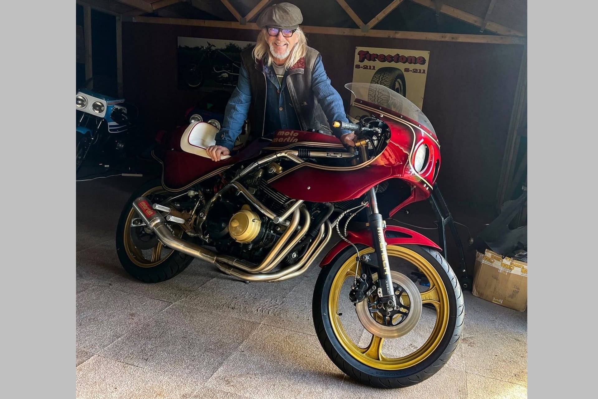 出售的梦想摩托车：1982 年的马丁 CB1100 摩托车