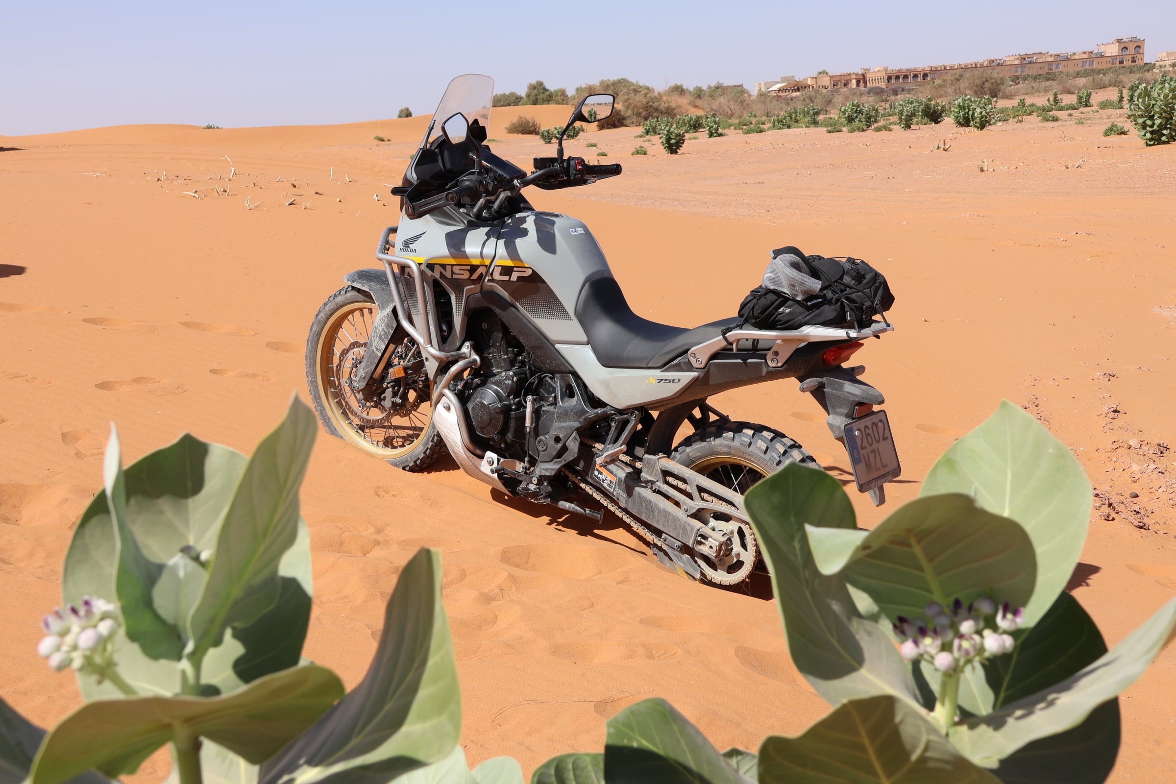 本田 Transalp 在摩洛哥进行测试