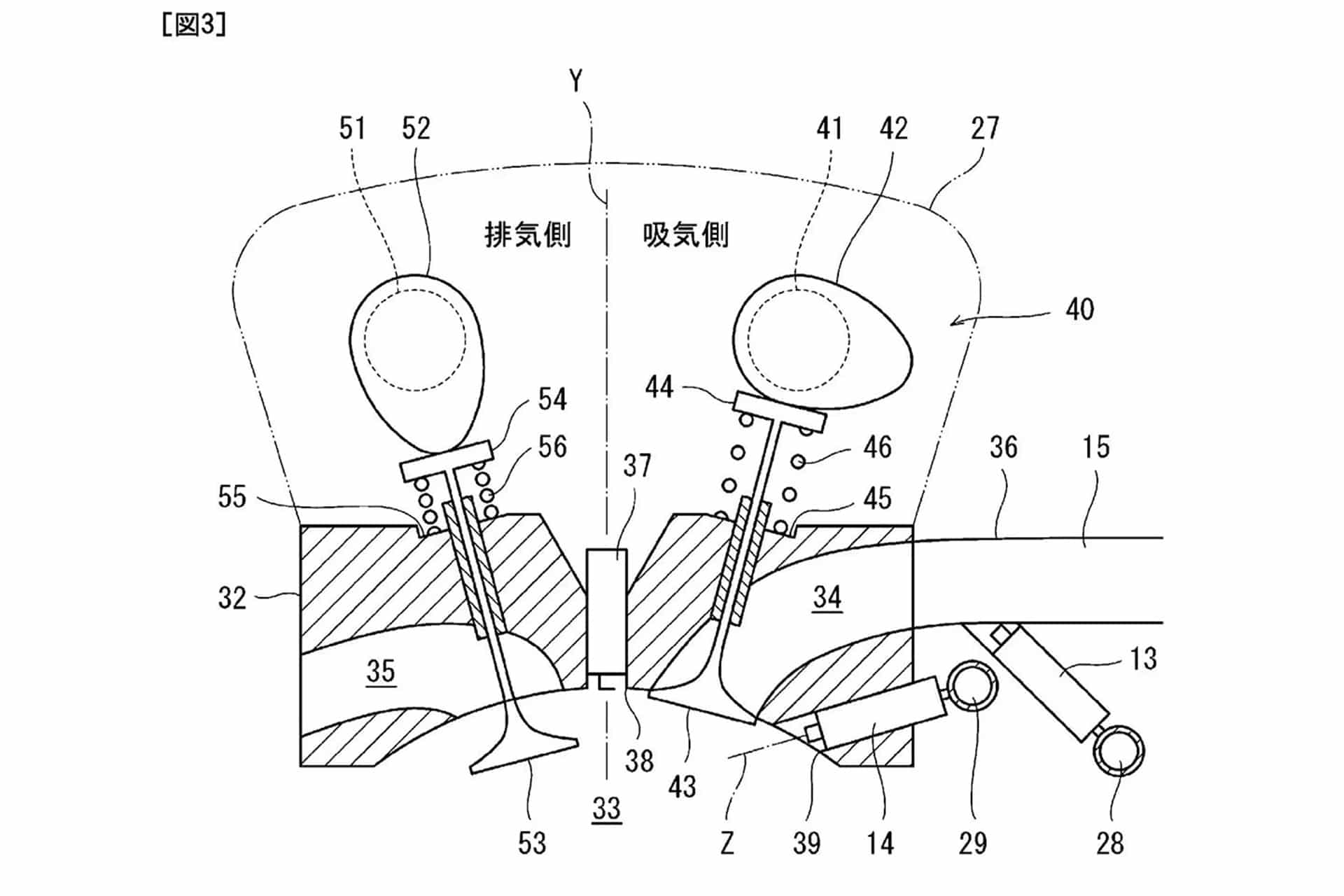 川崎注册了氢动力内燃机的新设计