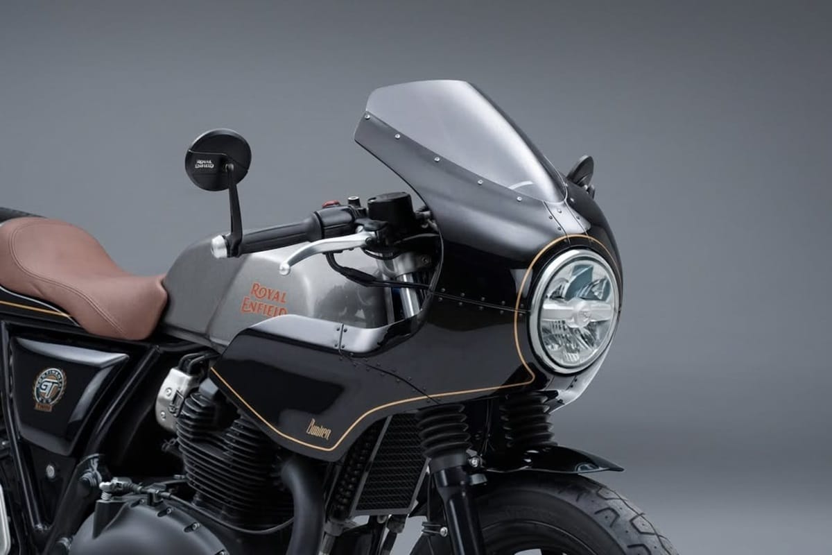 皇家恩菲尔德欧陆 GT650 由 Bunker Custom Cycles 提供