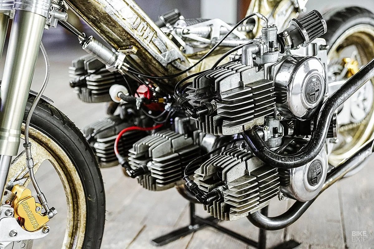 Puch Maxi S 2T，五缸，350 cc：这就是德国轻便摩托车的制造方式