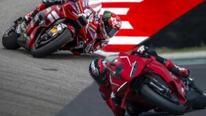 库存 Panigale 和 MotoGP 之间的时间差是多少？每圈3.5秒！