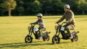 EVEREST XING emove：用摩托车声音和RGB灯光征服孩子的中国电动迷你自行车