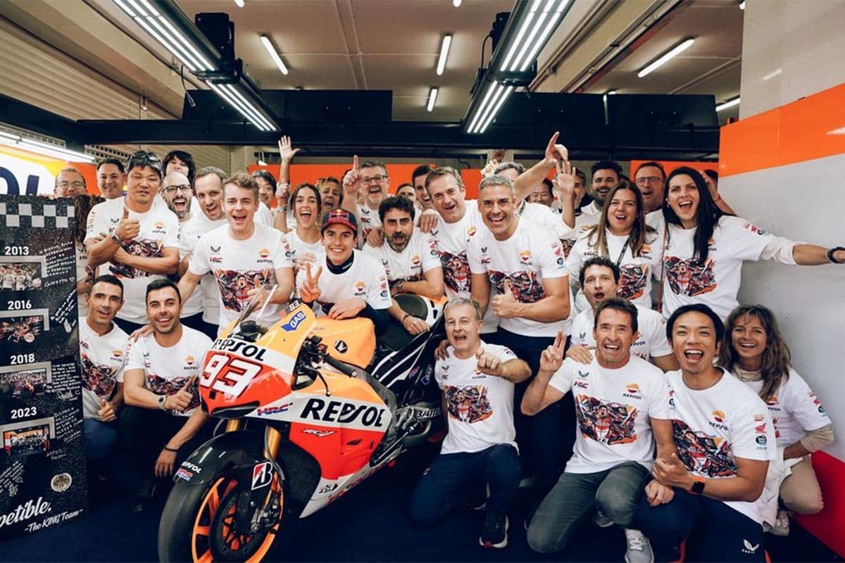 Por un momento se abrió la puerta para ver a Márquez de nuevo en Honda