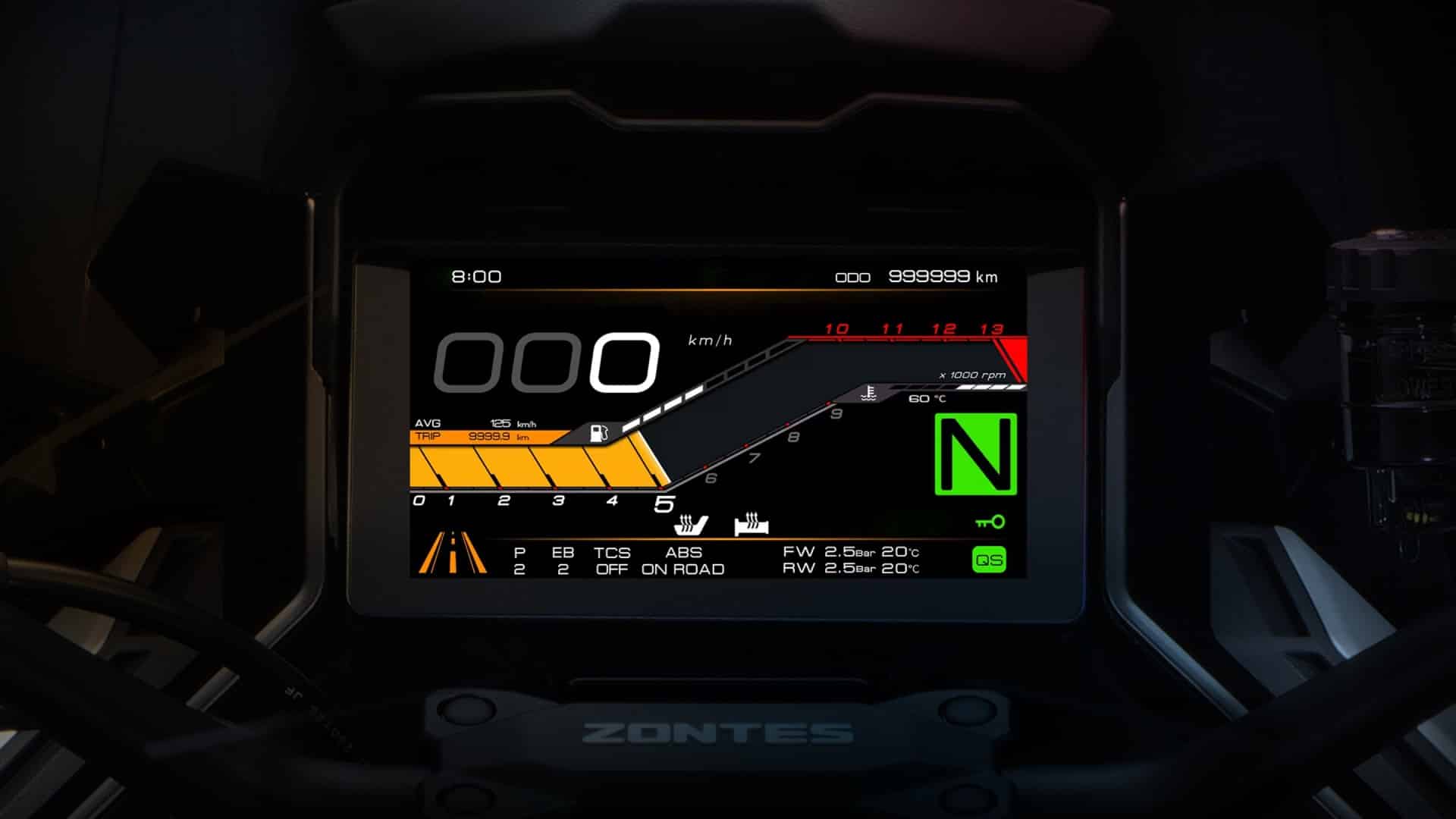 Zontes 703F 今年 2026 年以电子方式更新