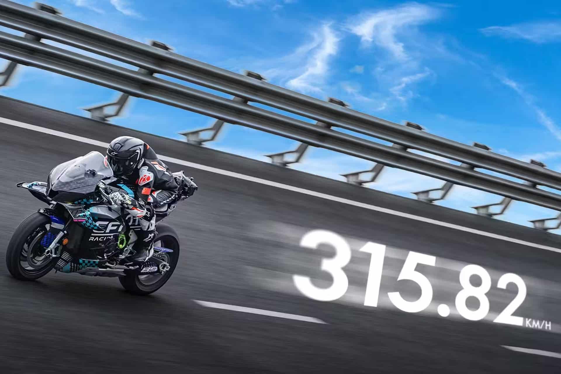 CFMOTO V4 SR-RR正式成为全球最快的中国街头自行车