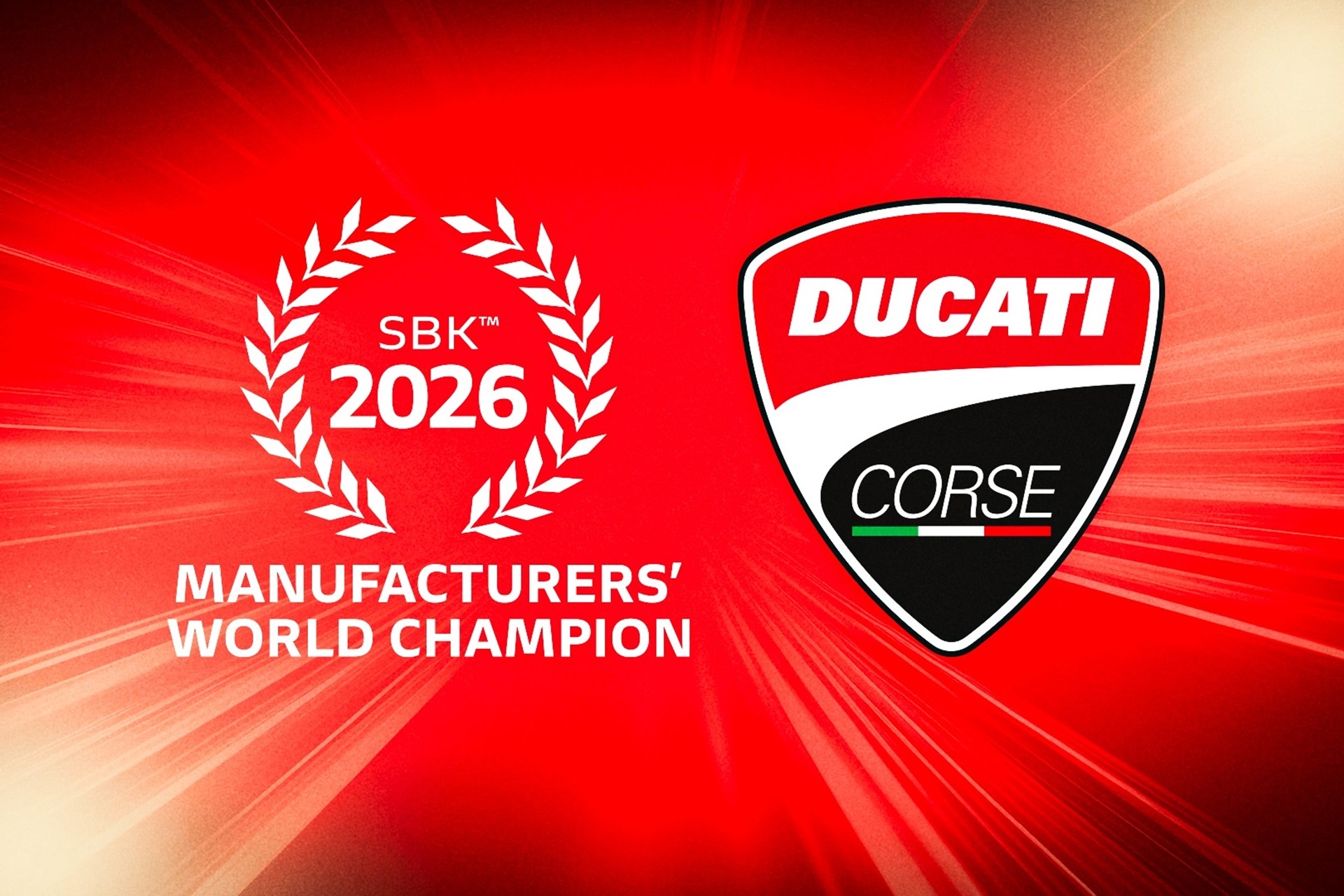 杜卡迪庆祝在 WSBK 中赢得第 22 座车队冠军