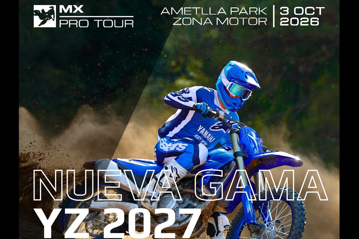 MX PRO TOUR 2027: Una oportunidad para conocer y probar la nueva gama Yamaha YZ