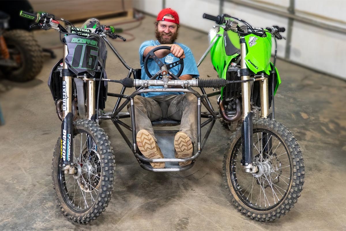 Si tienes dos motos de cross tienes un kart con 100 CV… o algo parecido