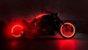 Shadow，看起来像是来自电子游戏的 SEGA 摩托车及其特殊故事