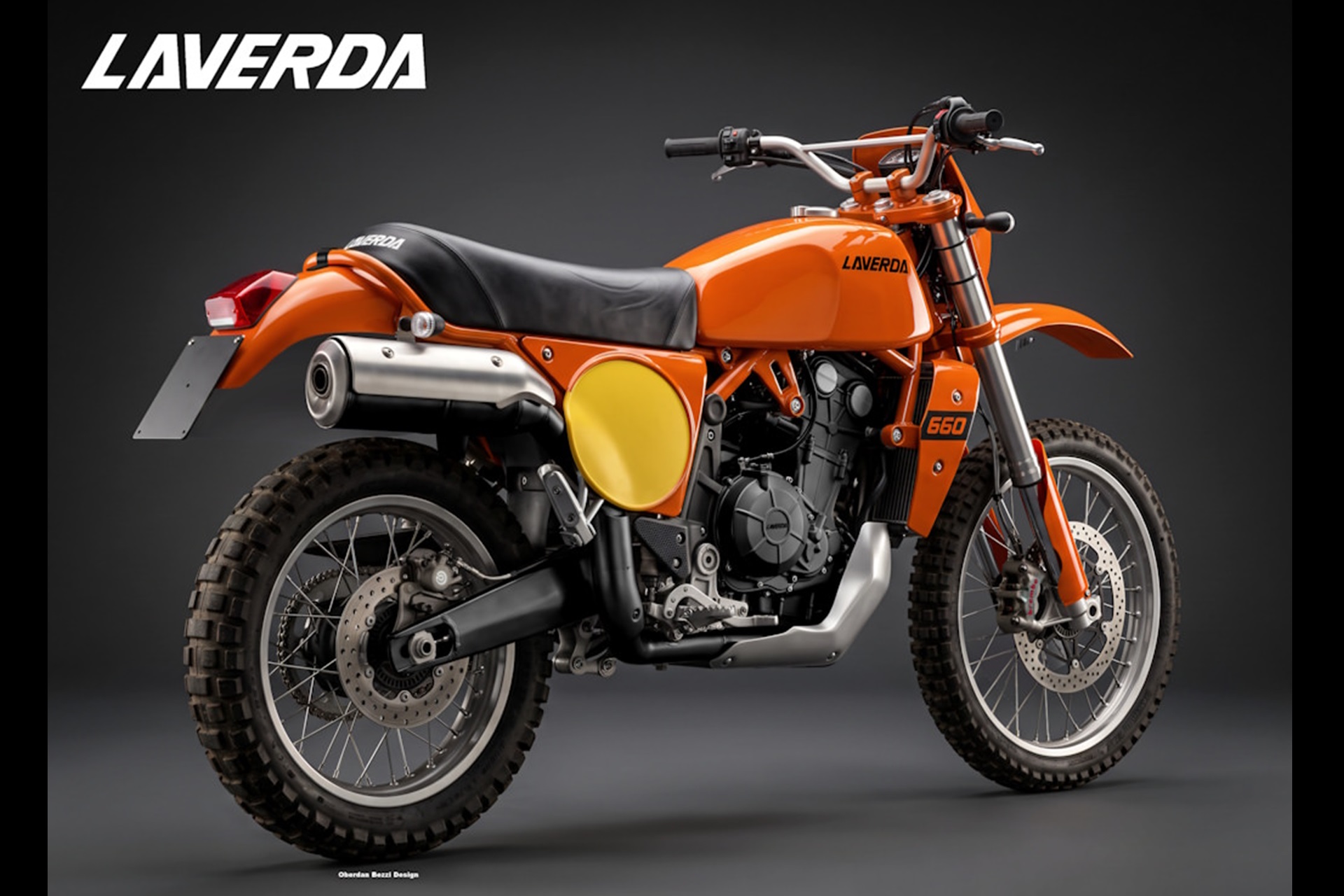 Oberdan Bezzi 设计的 Laverda LA-1 660:具有经典风格和 Aprilia 机械设计的越野车,有望实现该品牌的复兴