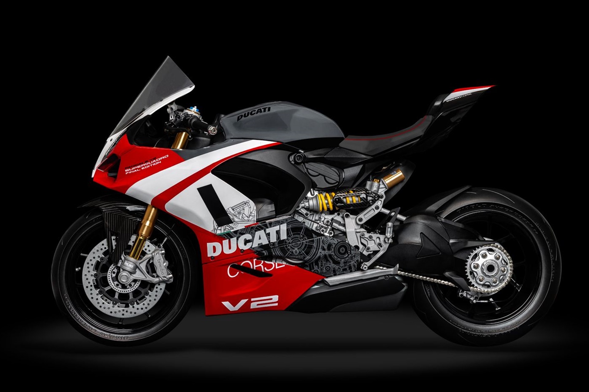 Panigale V2 Superquadro 最终版：现已采用独家 1:4 比例模型