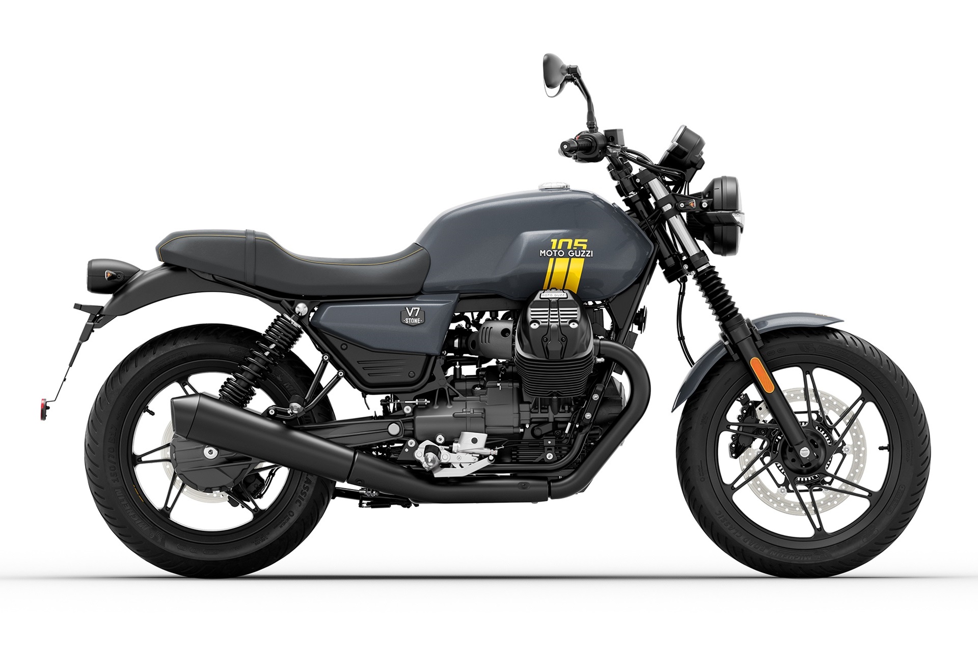 Moto Guzzi 为庆祝成立 105 周年推出了一款非常特别的版本,以纪念其位于曼德洛德拉里奥的新总部